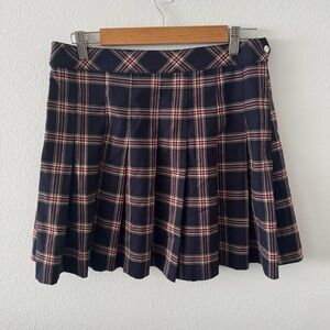 Divided H&M plaid pleated skirt 10
